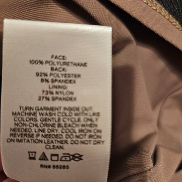 Faux Leather Dress - Picture 8 of 9